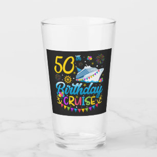 Verre 50e anniversaire Croisière B-Day fête Boire
