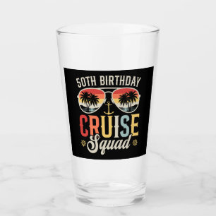 Verre 50E Anniversaire Croisière Famille Correspondant D