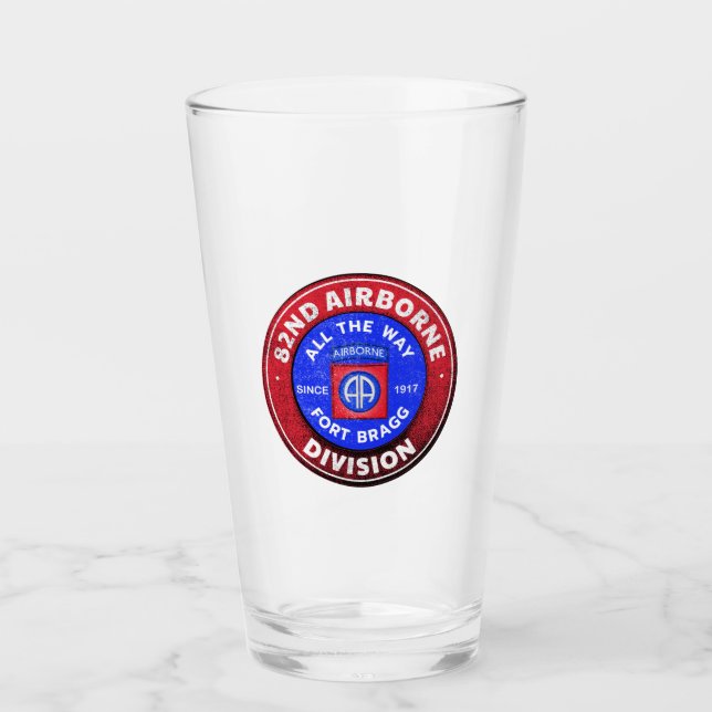 Verre 82e division aéroportée Logo antique (Devant)