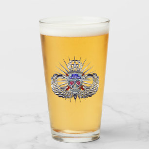 Verre 82e escarmouche de la division aéroportée "crâne p