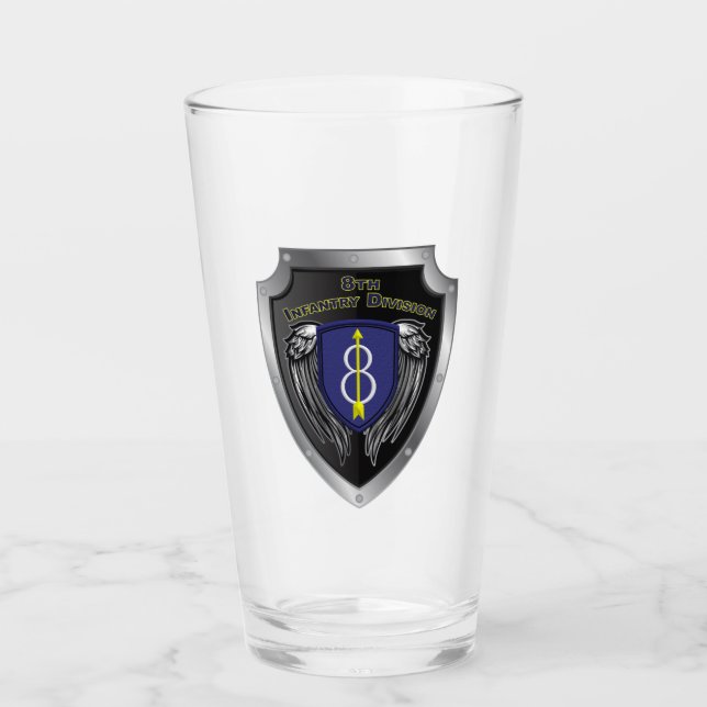Verre 8e division d'infanterie, bouclier "Pathfinder" (Devant)
