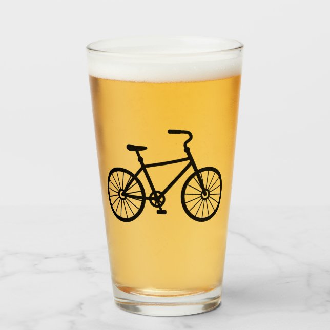 Verre à bicyclette noir (Devant (rempli))