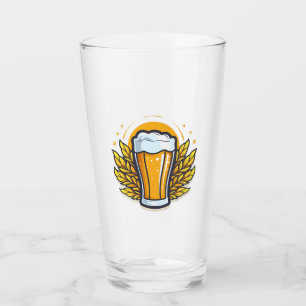 Verre à bière avec logo personnalisé