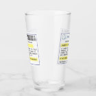 Verre à bière/cidre personnalisé avec ordonnance h