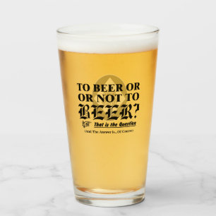 Verre À Bière Ou À Ne Pas Bière ? Voilà la question