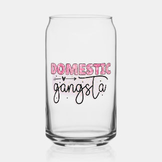 Verre à boire Gangsta domestique - Cadeau rose amu