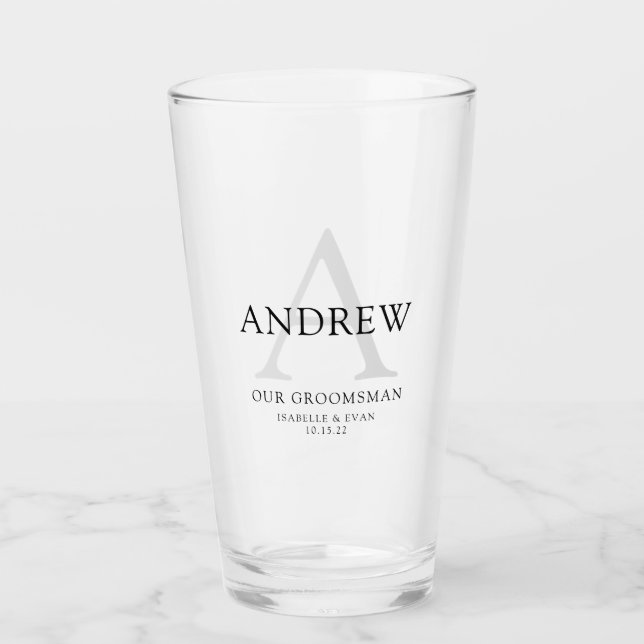 Verre à boire Groomsman (Devant)