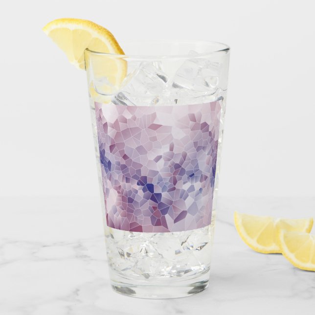 Verre à boisson violet (Devant glace)