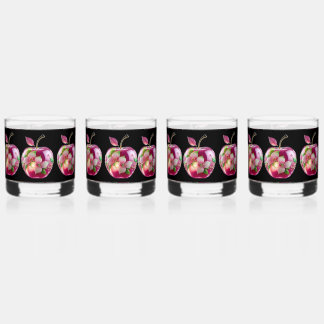 Verre à canne imprimé