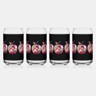 Verre à canne imprimé