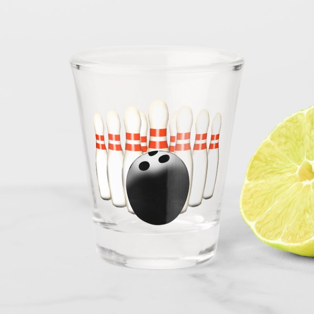 Verre à liqueur de bowling (Devant)