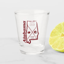 Verre à liqueur de l'Alabama