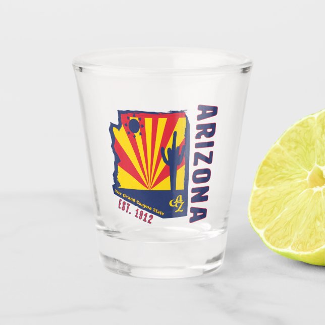 Verre à liqueur de l'Arizona (Devant)