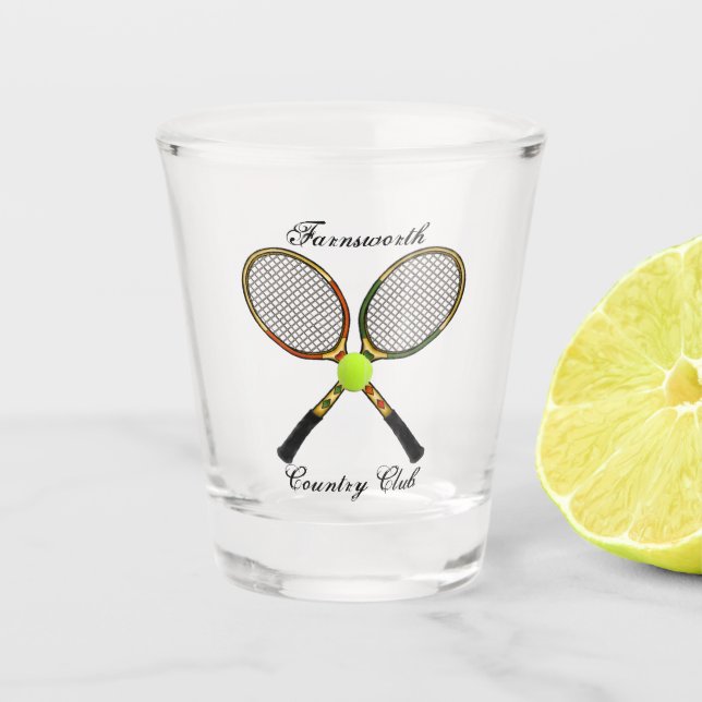 Verre à liqueur de tennis (Devant)