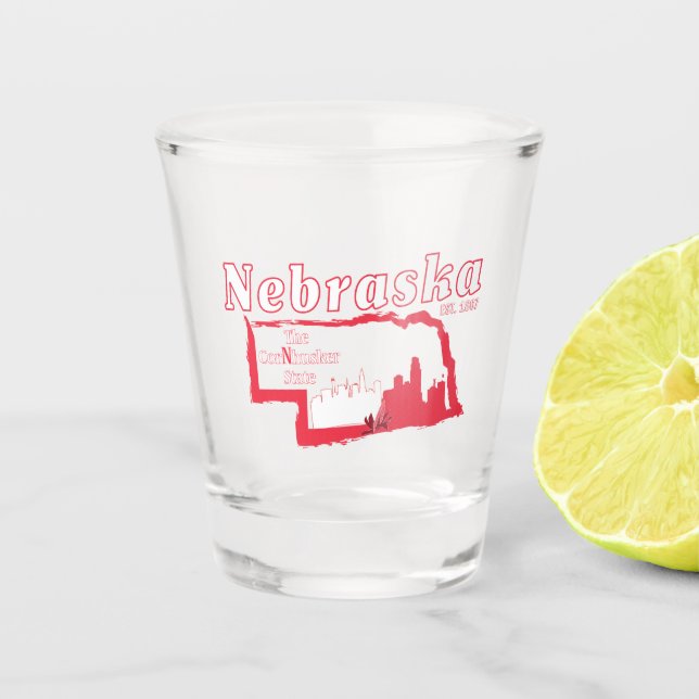 Verre à liqueur du Nébraska (Devant)