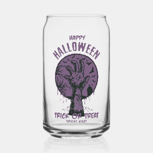 Verre à main Zombie d'Halloween - Trace ou traitem