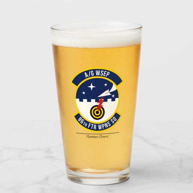 Verre à pinces de 86 FWS (Devant (rempli))