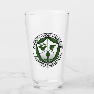 Verre à pinte du logo CUAA