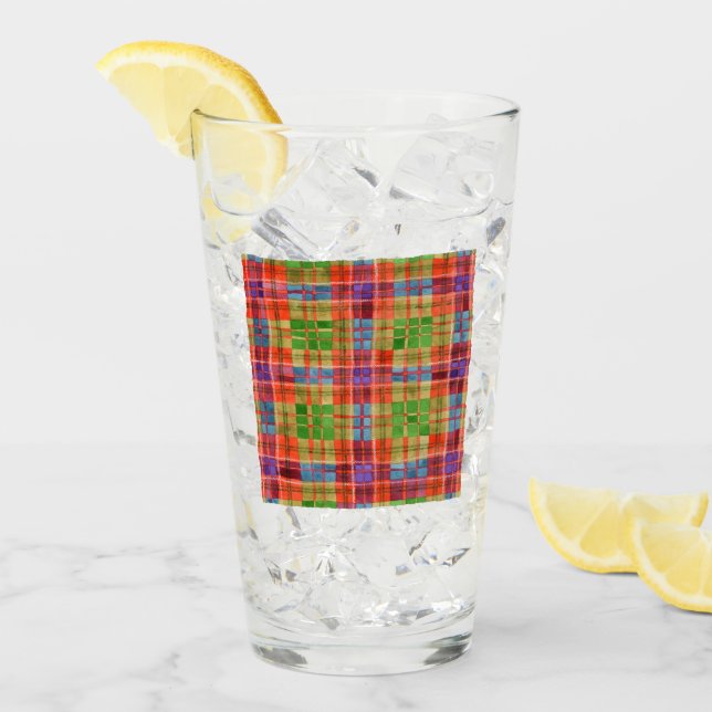 Verre à pinte MAC RAE TARTAN (Devant glace)