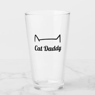 Verre à pinte pour papa chat