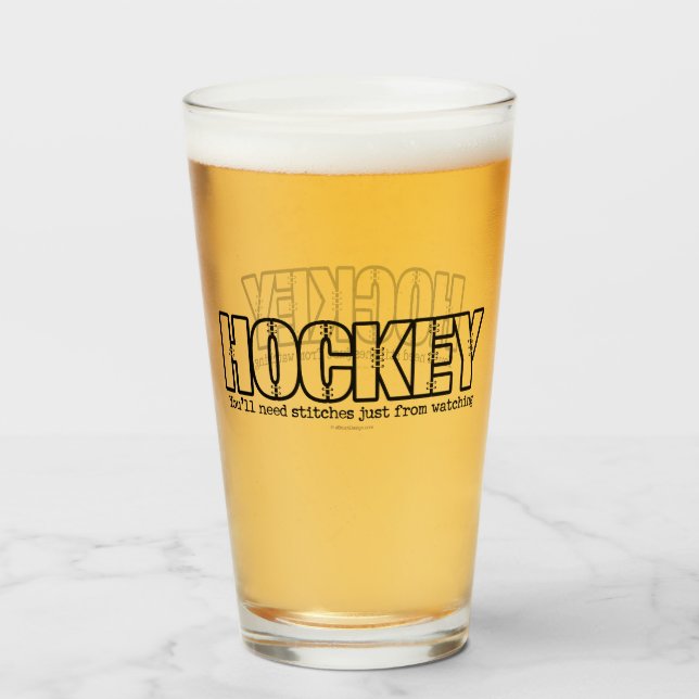 Verre à points de hockey (Devant (rempli))