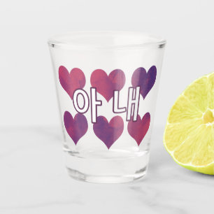 Verre A Shot 아 내 femme dans le coeur coréen des cerisiers 