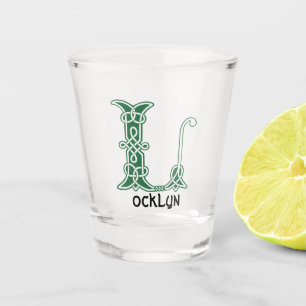 Verre A Shot 16e siècle Celtic Knot Capitale décorative L