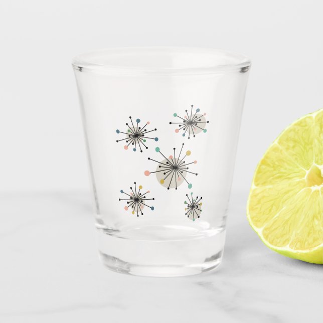 Verre A Shot 1950 L'ère atomique a commencé Midsiècle moderne (Devant)