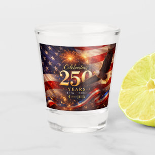 Verre A Shot 250 Ans Fête de l'Indépendance 