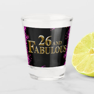 Verre A Shot 26e anniversaire