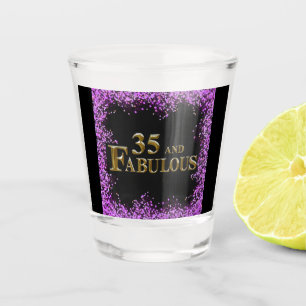 Verre A Shot 35e anniversaire