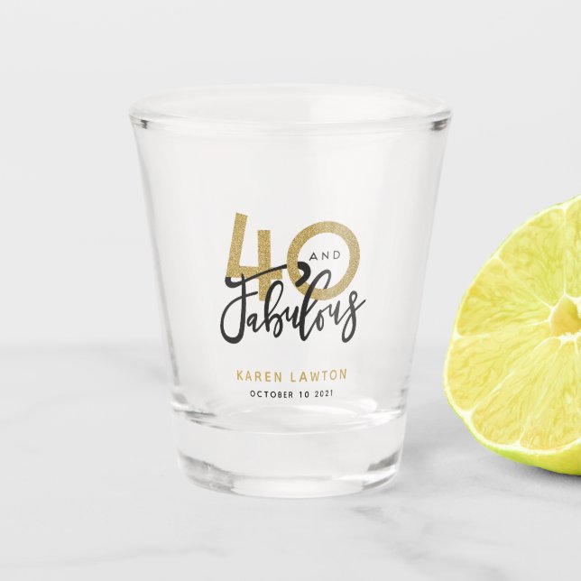 Verre A Shot 40 et fabuleux  (Devant)