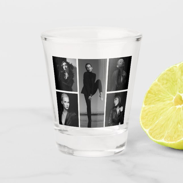 Verre A Shot 5 Collage photo modifiable (Devant)