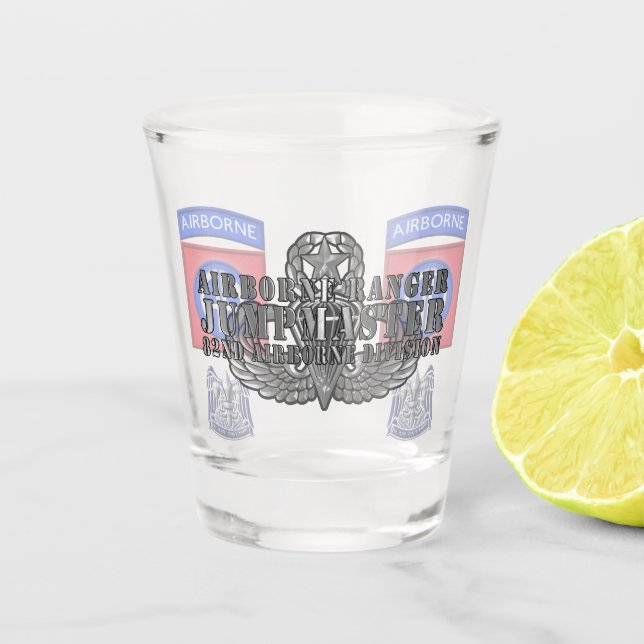 Verre A Shot 82nd Airborne Division Jumpmaster (Devant)