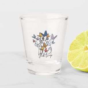 Verre A Shot 86 47 T-shirt Floral anti-Trump, Président de l'op