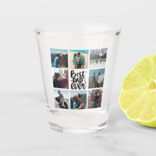Verre A Shot 8 Collage photo Meilleur papa jamais