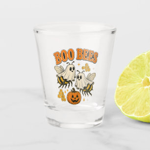 Verre A Shot Abeilles Bouh Drôle Abeille Fantôme Blague Mignonn