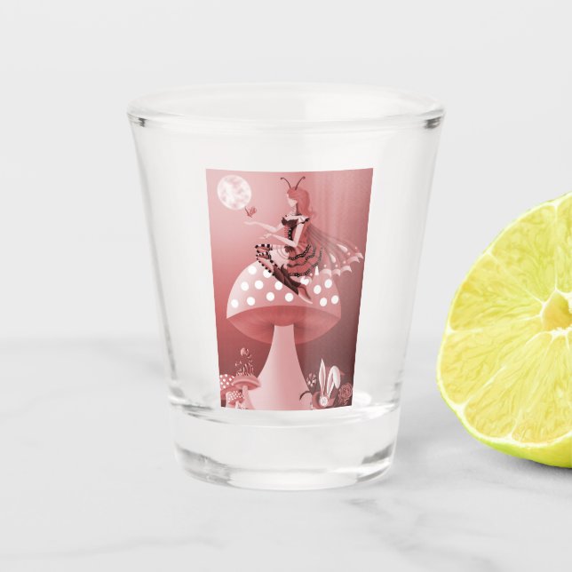 Verre A Shot Absolem sur Champignons (Devant)