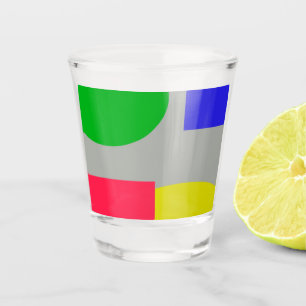 Verre A Shot Abstrait