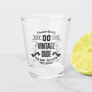 Verre A Shot Âge Vintage des Duds