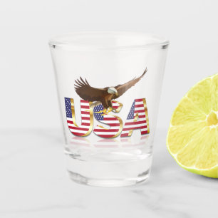 Verre A Shot Aigle de Bald