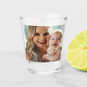 Verre A Shot Ajouter une photo de bébé Personnaliser