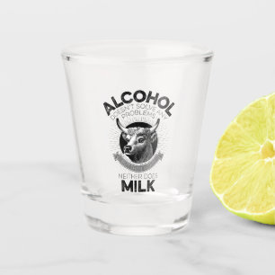 Verre A Shot Alcool contre lait