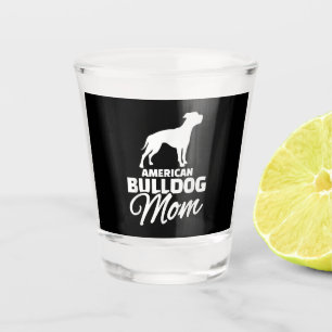 Verre A Shot American Bulldog Mère Cadeaux Pour Bulldog Maman