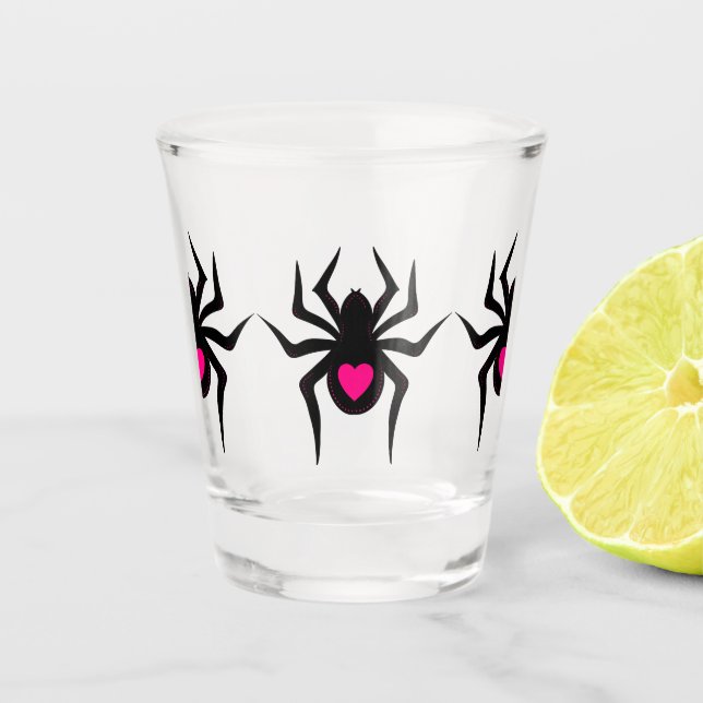 Verre A Shot Amour de l'araignée (Devant)