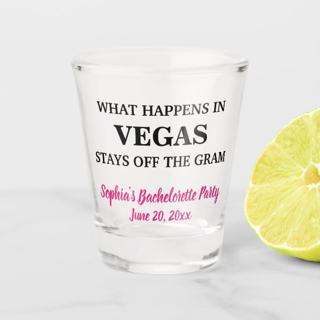 Verre A Shot Amusant Bachelorette Party Créez votre propre (Devant)