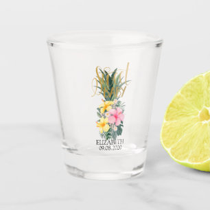 Verre A Shot Ananas Floral Doux Bébé