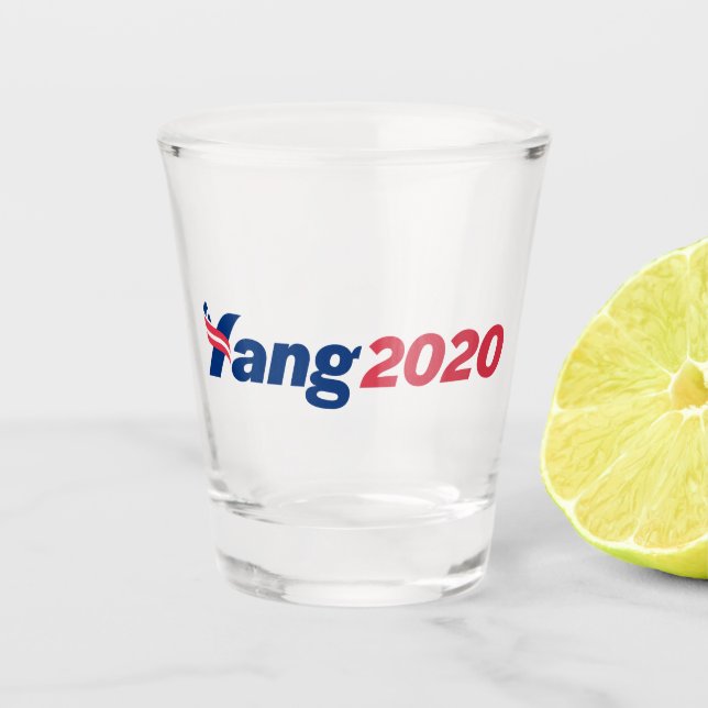 Verre A Shot Andrew Yang Campagne présidentielle 2020 (Devant)