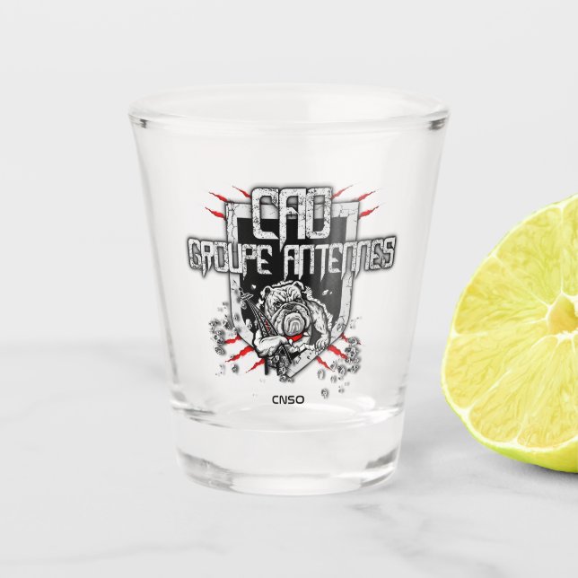 VERRE A SHOT ANTENNES (Devant)