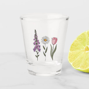 Verre A Shot Anti-Trump subtil - Tulipe Daisy Foxglove III